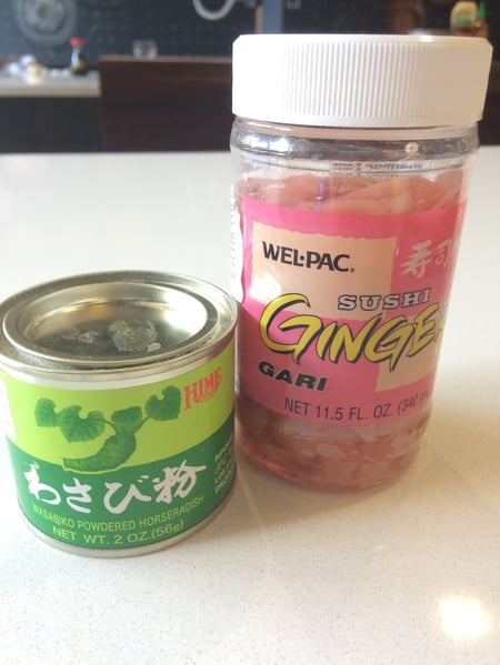 ginger and wasabi