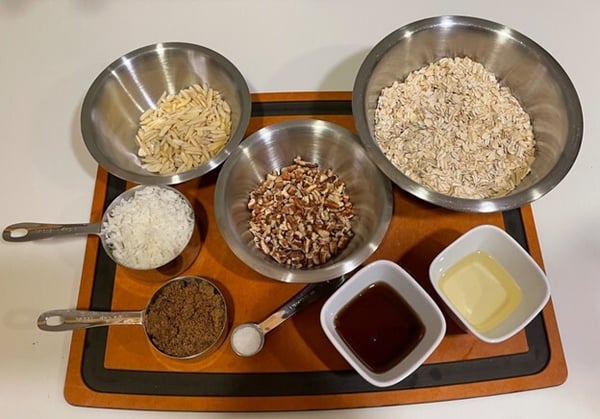 Granola ingredients