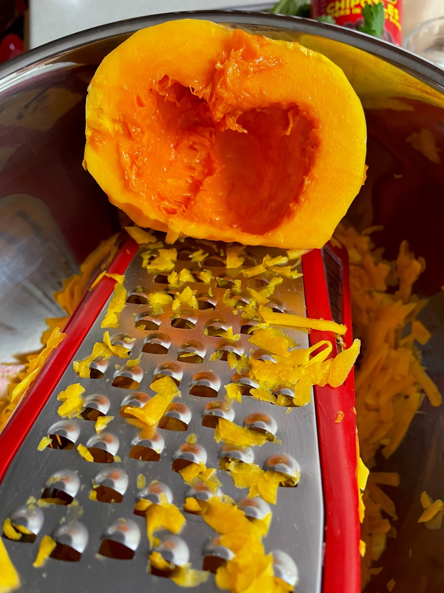 Grating Butternut Squash