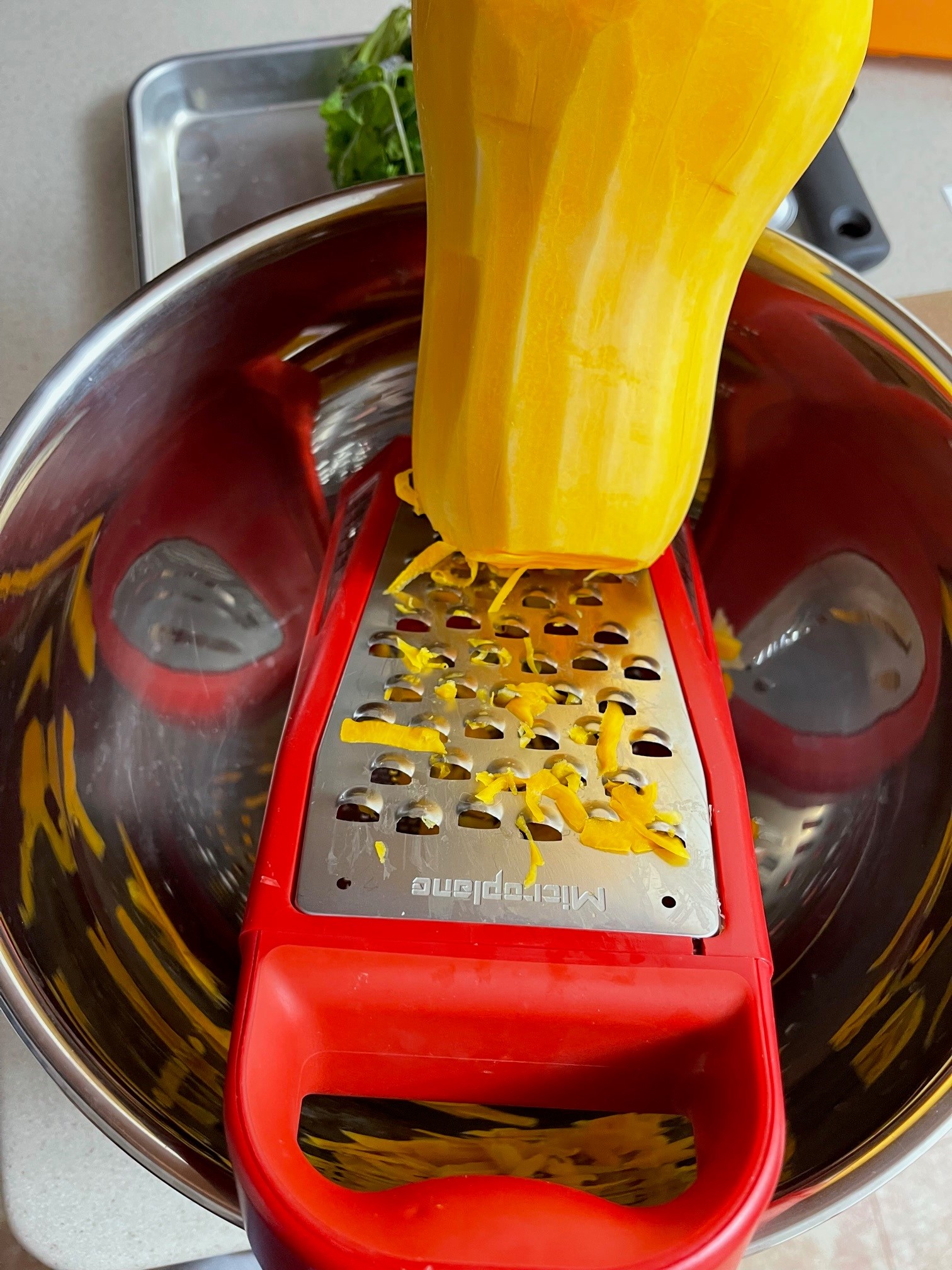 Grating Butternut Squash