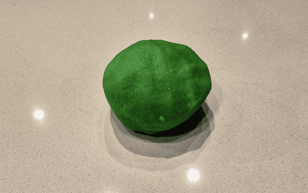 Green marzipan