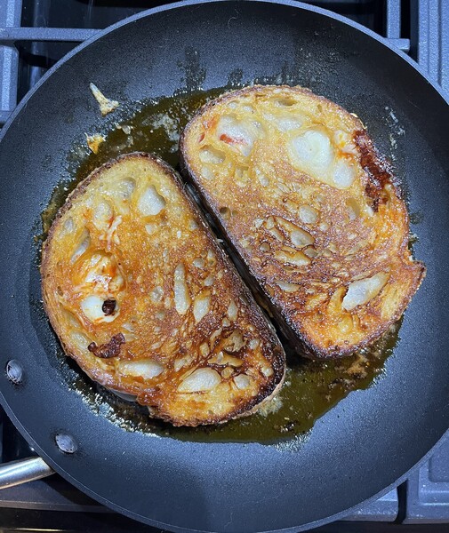 Grilled cheese flip