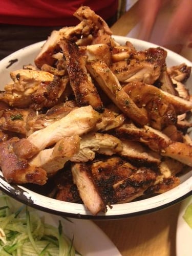 grilled chicken strips