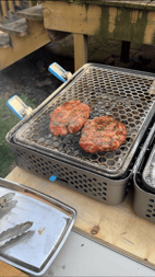 Grilling on Nomad grill
