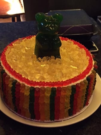 gummy bear cake gummy bear cake