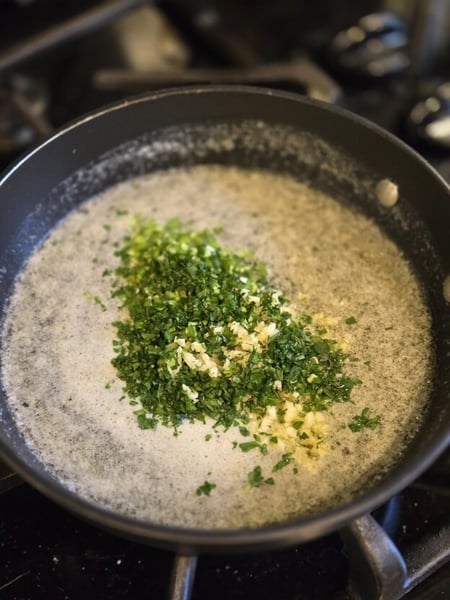 Herbs in butter