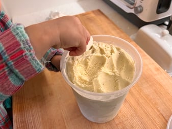 Homemade ice cream