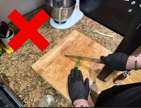 Incorrect chopping