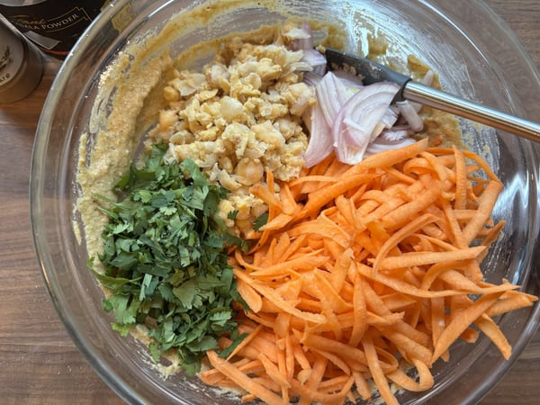 ingredients in batter before mixing