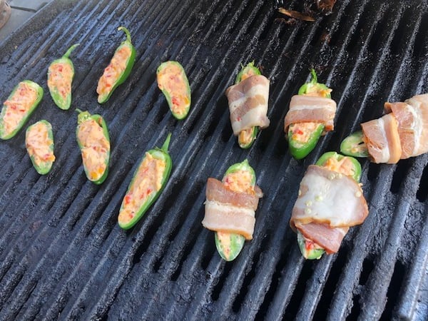jalapenos wrapped bacon grill