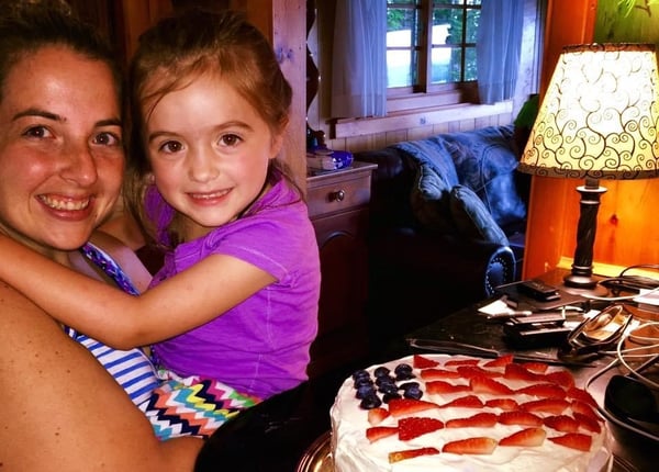 kate and ella flag cake