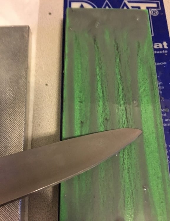Removing knife tip