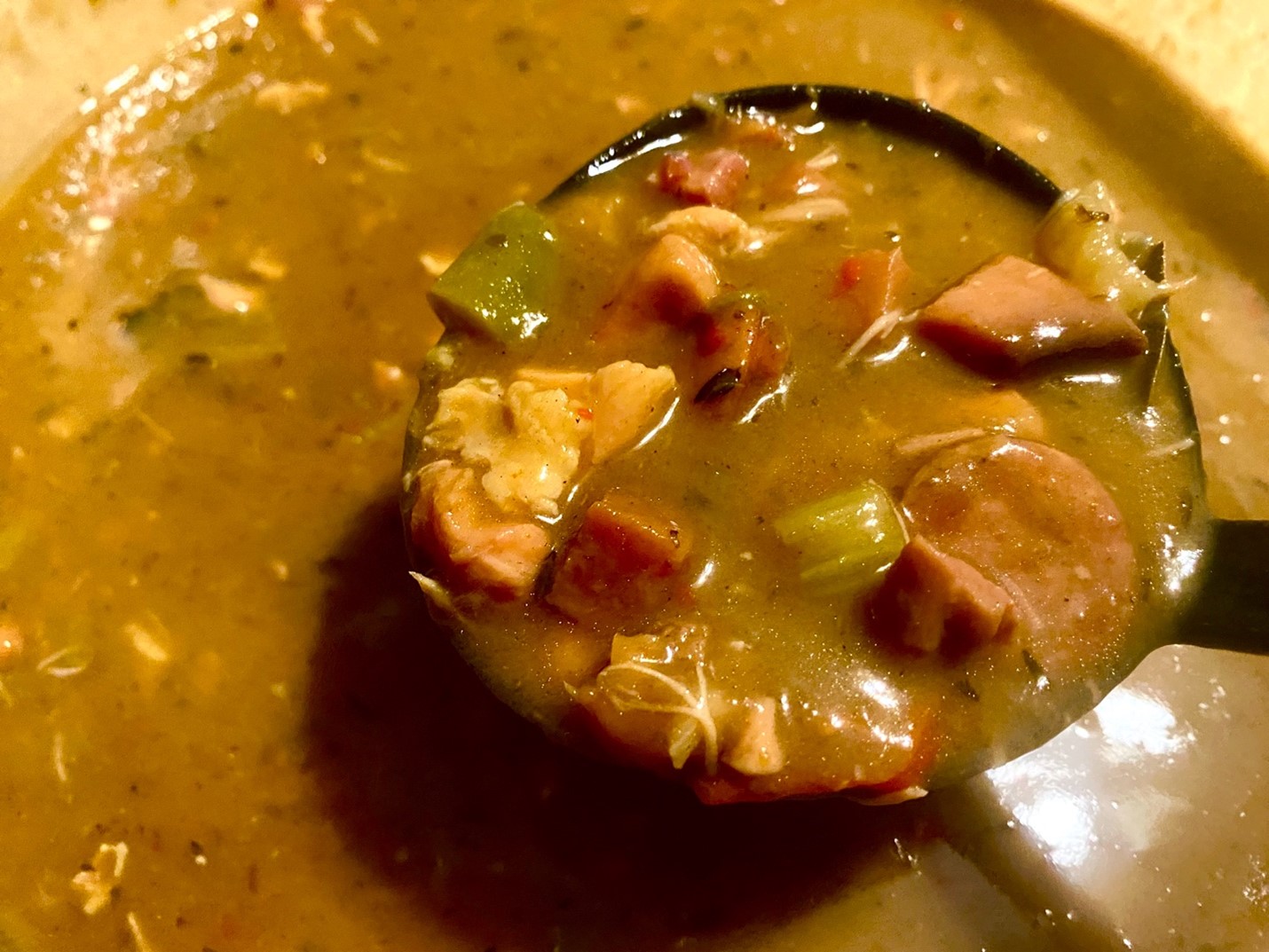 ladle of gumbo