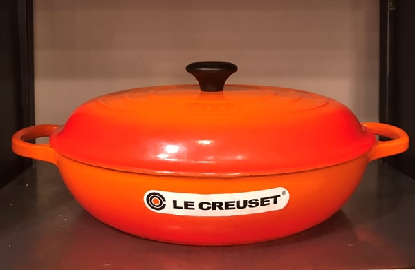 Le Creuset Cast Iron Frying Pan 28 Orange