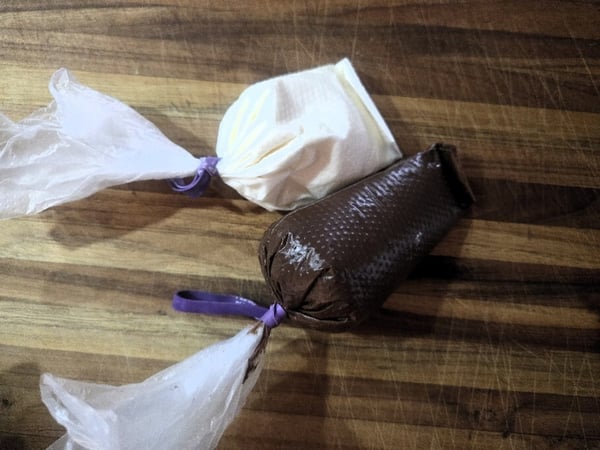 Leftover chocolate bags