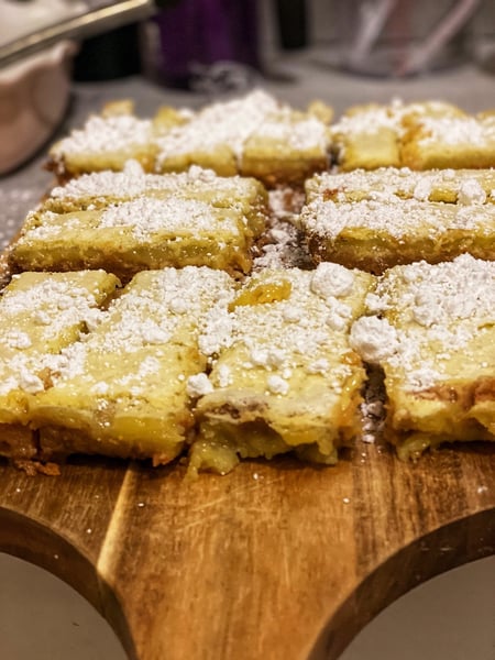 lime curd bars with coconut crust