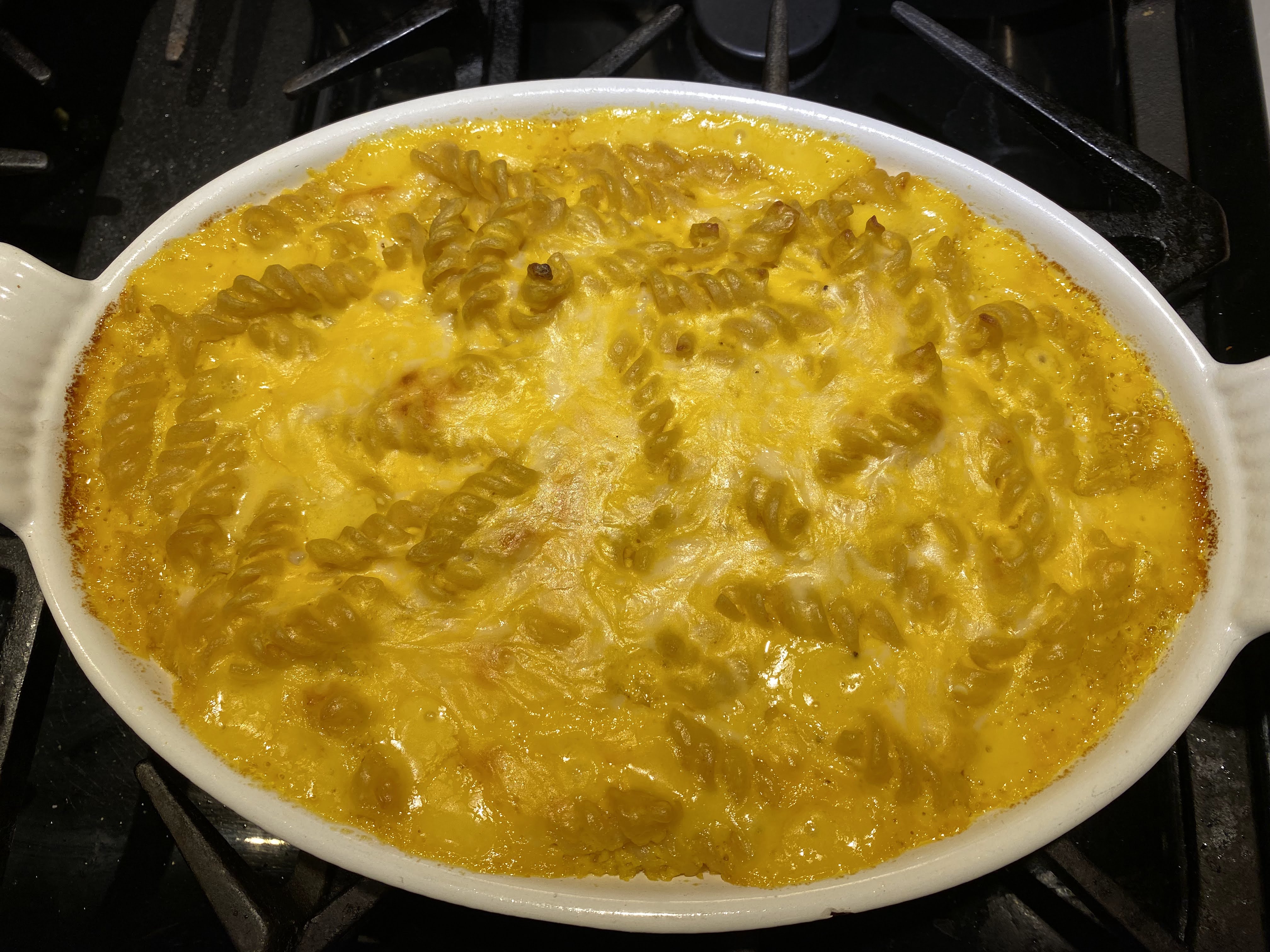 mac n cheese after baking