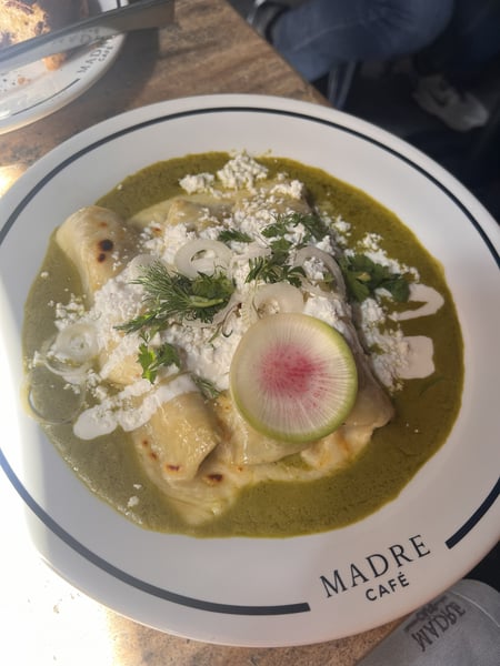 Cafe Madre enchiladas
