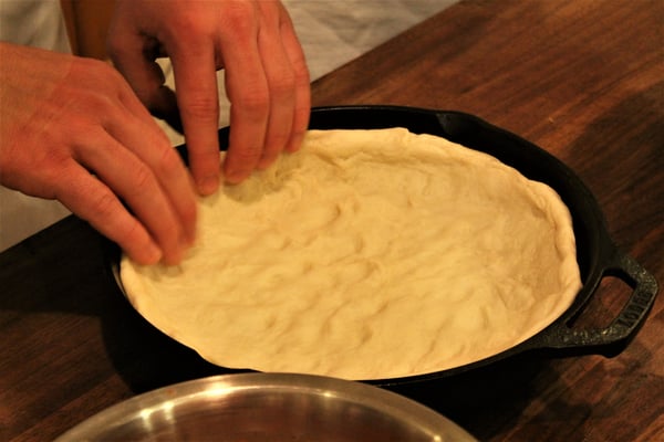 making the crust