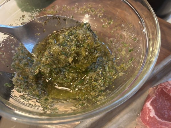 Marinade mixed