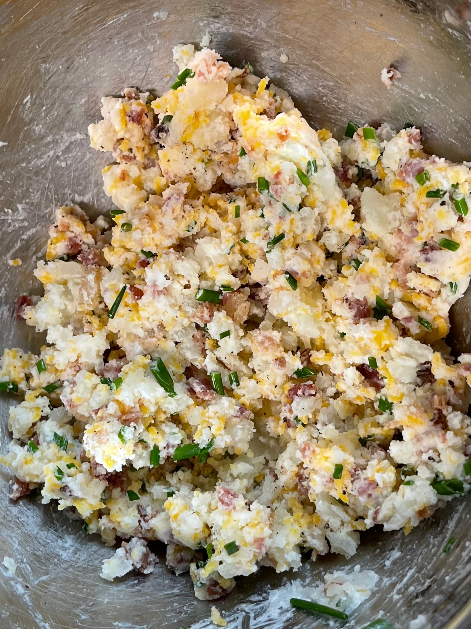 mashed potato with fixings