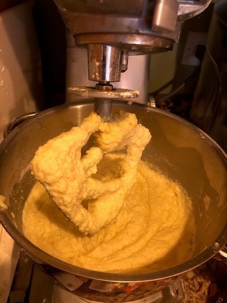mixer with batter