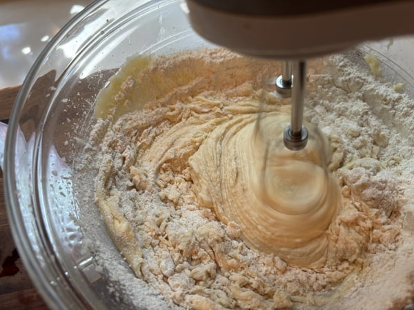 Mixing batter