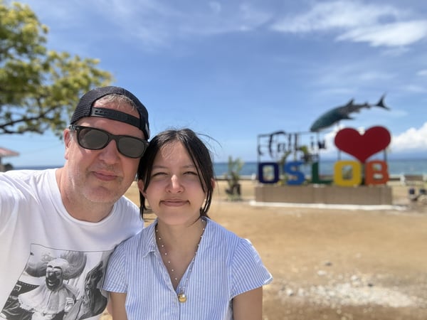Nolan and wife in Philippines