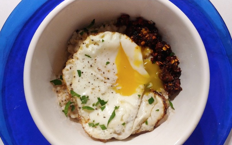 oatmeal with egg