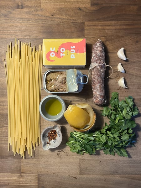 Octopus mise en place