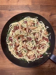 Octopus pasta