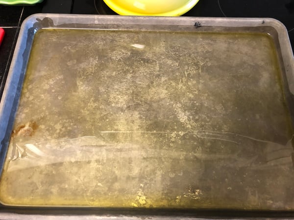 oiled sheet pan