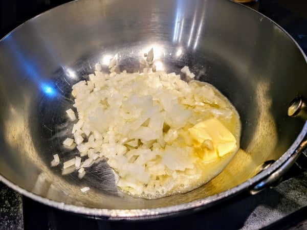 onion and butter