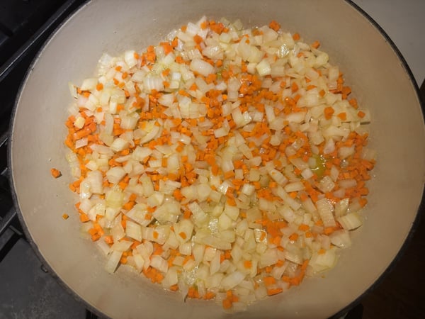 Onions carrots