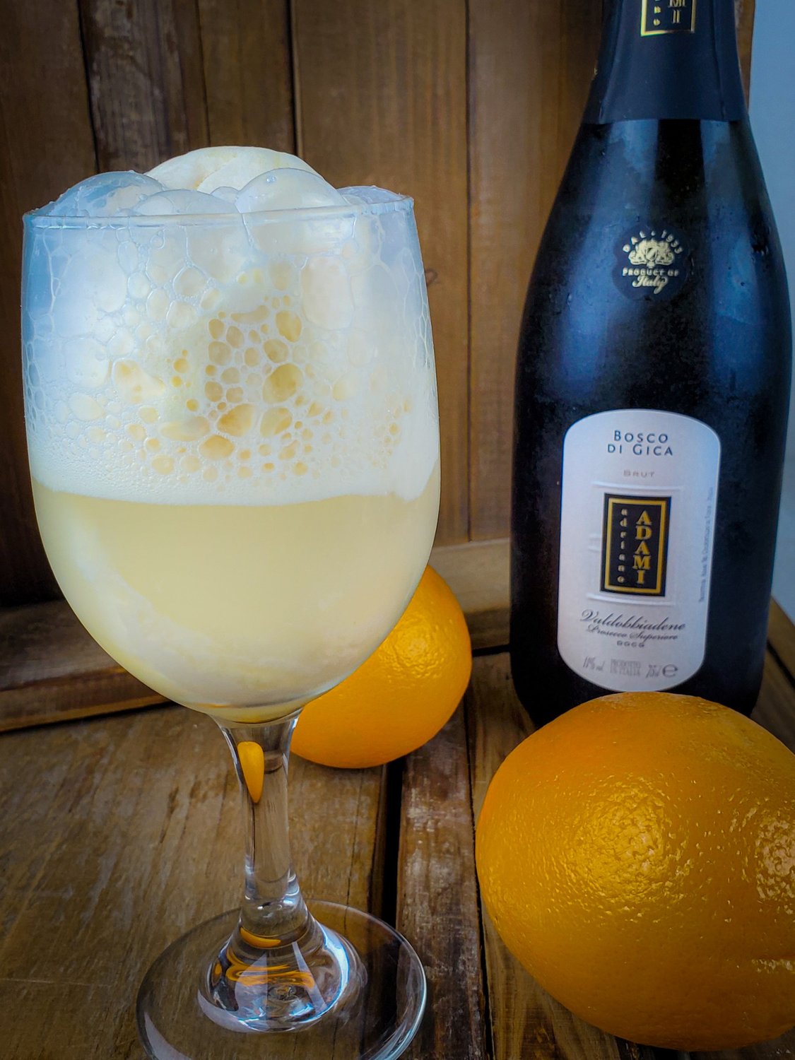 Wine Ice Cream Floats