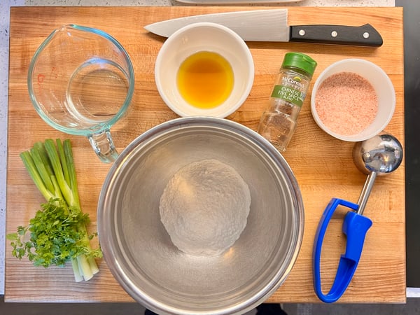 Pancake mise en place
