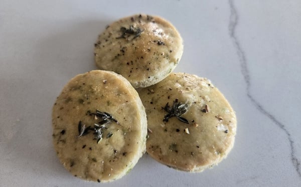 Parmesan & Thyme Cookies