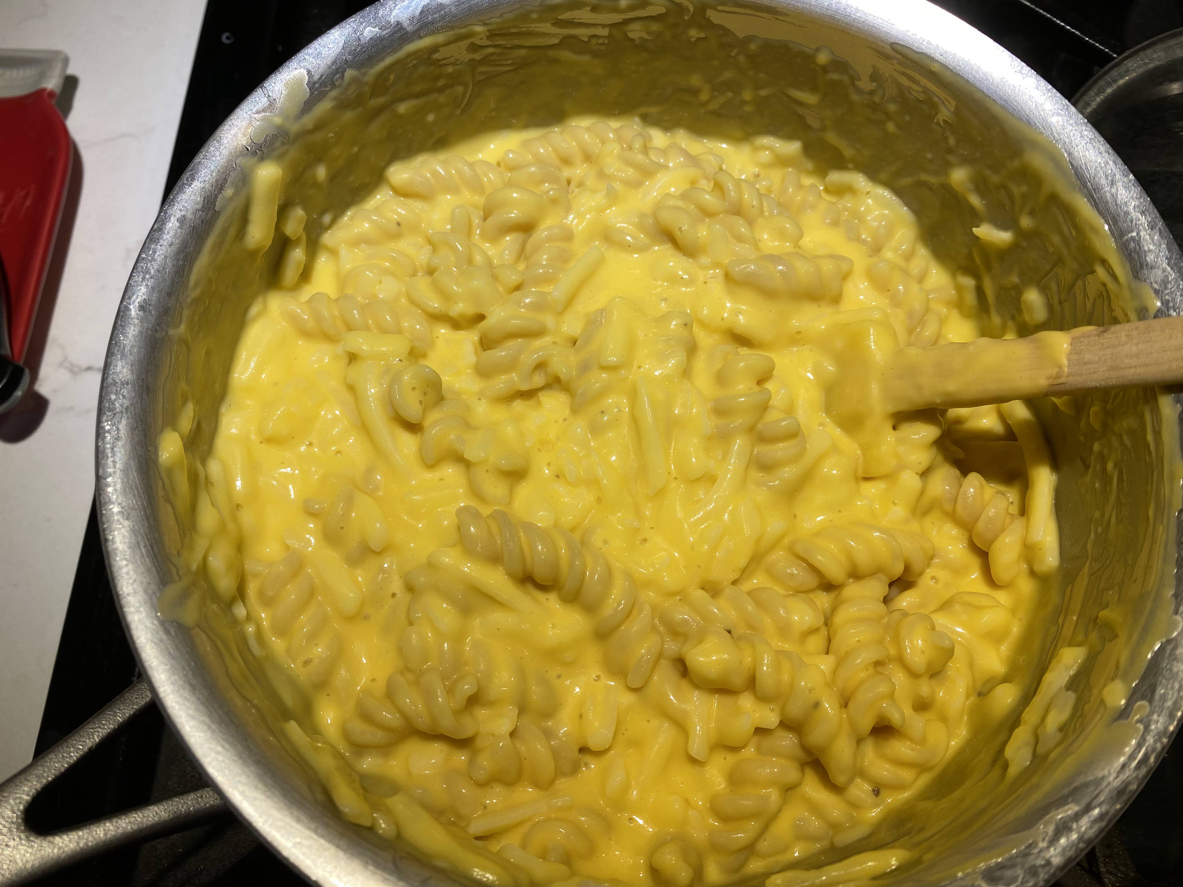 pasta with sauce and cheese