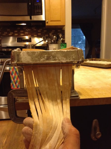 pasta dough noodles