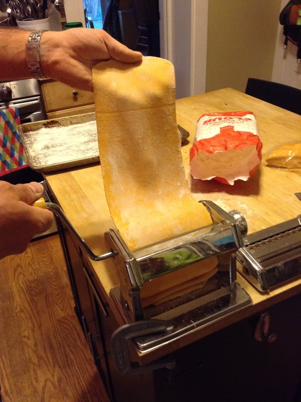pasta dough roll