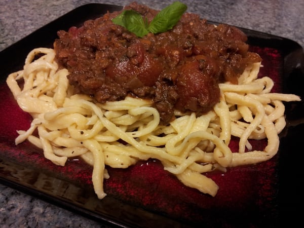 pasta with bolognese