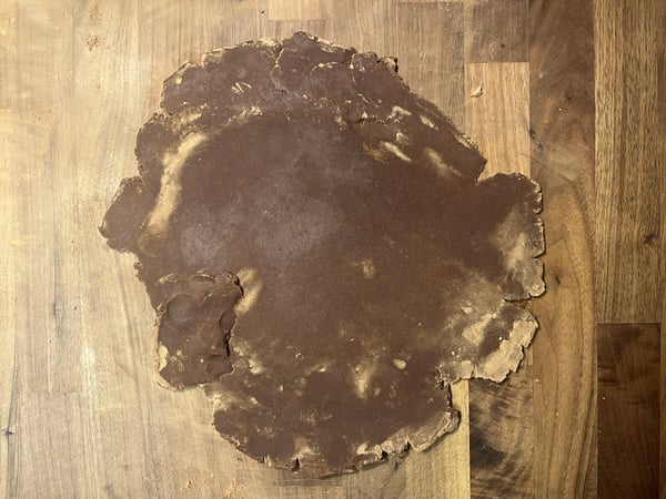 Patched dough