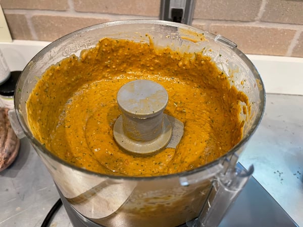 peanut sauce after water is added