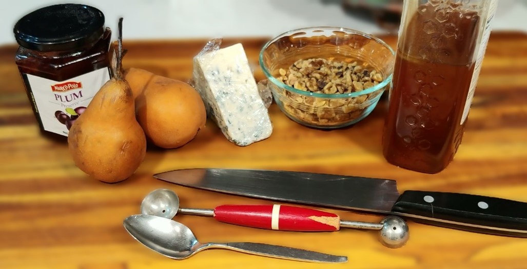 Roasted Pears mise en place