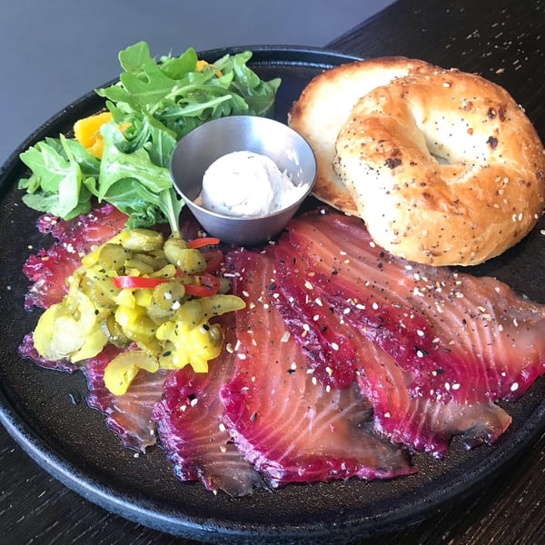 Gravlax with Bagel