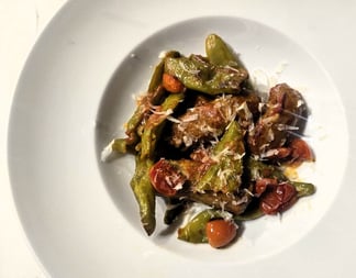 Melrose peppers and sausage