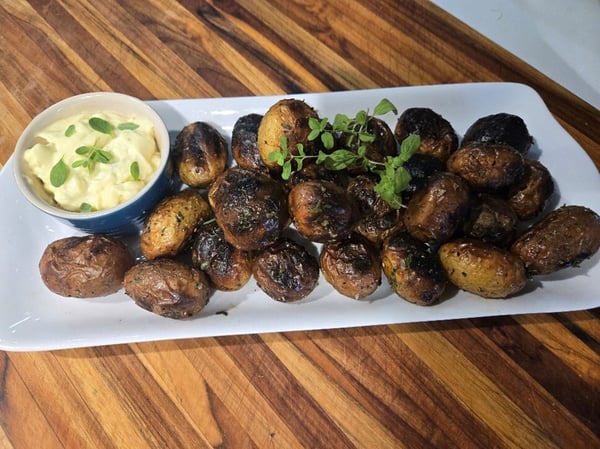 Potatoes with aioli
