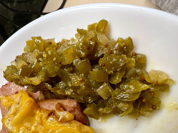 Plated relish