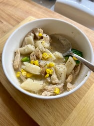 Chicken and Rice Cake Soup
