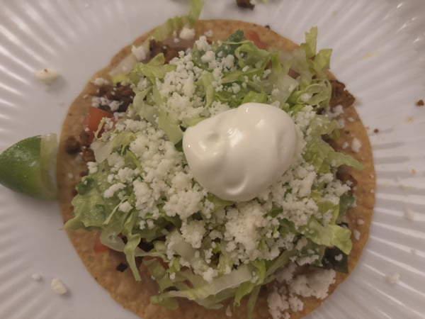 Plated Taco